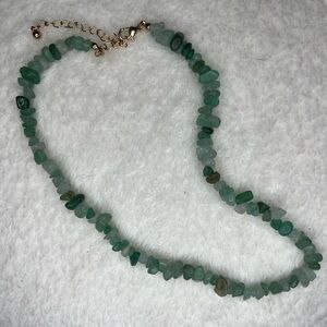 Green Stone Choker Necklace